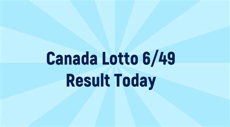 6/49 lotto result canada|lotto canada official site.